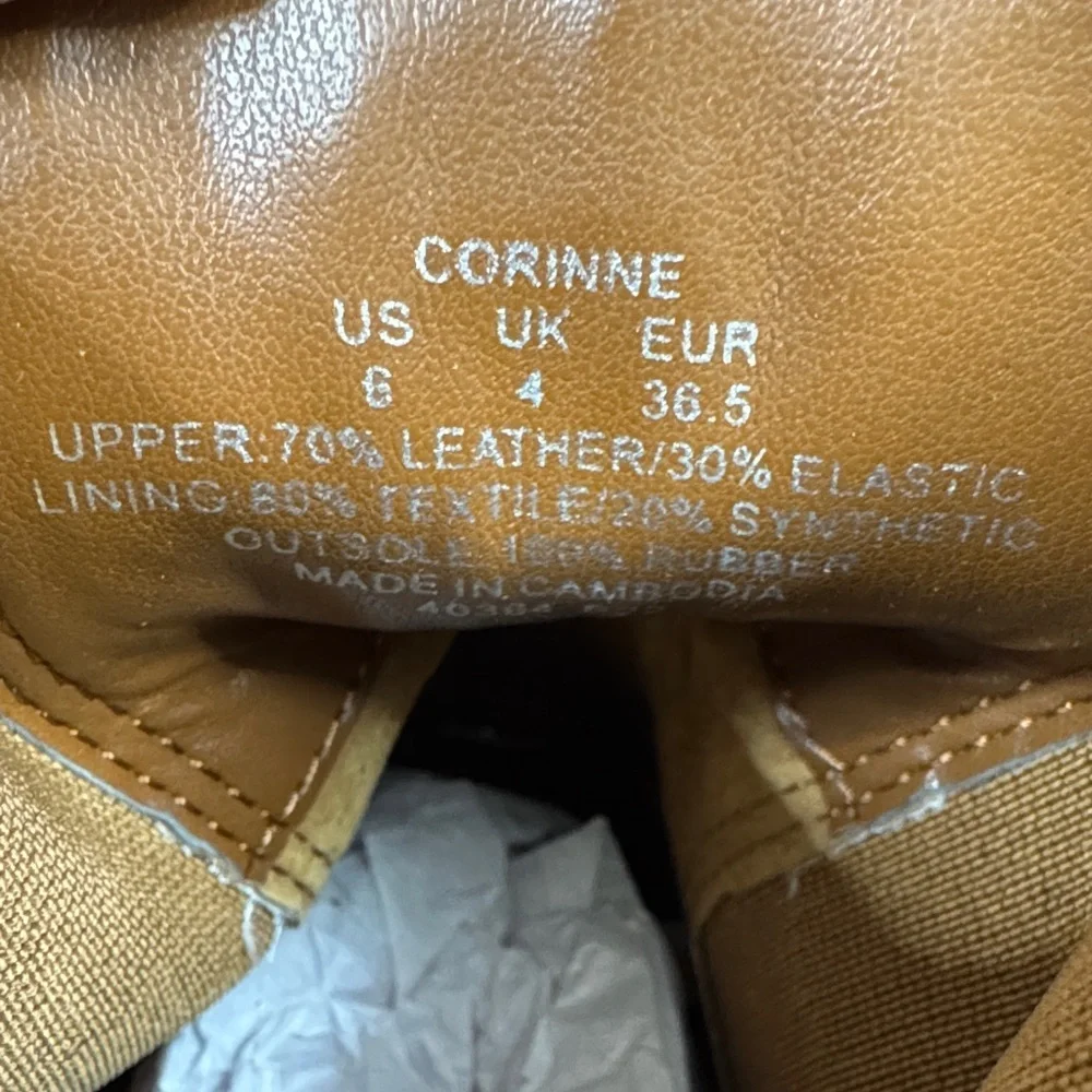 Ralph Lauren Suede Chelsea Lug Boot in whiskey Suede NEW 6